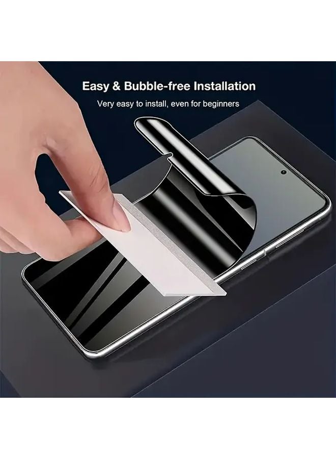 Redmi Note 9S Anti Peeping Water Gel Film Soft Screen Protector 2 Pack - Image 5